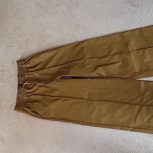 Faux leather trouser